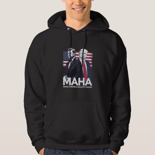 Maak Amerika weer gezond Hoodie (Voorkant)
