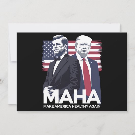 Maak Amerika weer gezond Kaart (Voorkant)