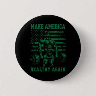 Maak Amerika weer gezond Kennedy Trump Gewichtslev Ronde Button 5,7 Cm