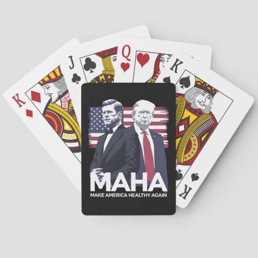 Maak Amerika weer gezond Pokerkaarten (Achterkant)