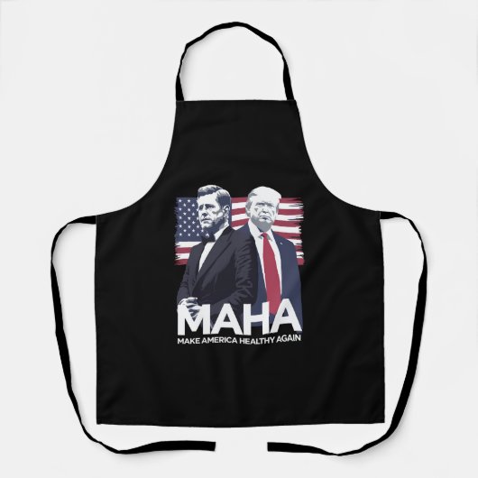 Maak Amerika weer gezond Schort (Voorkant)