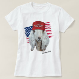 Maak Amerika weer GOAT in Nubian Dairy Goat T-shirt