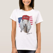 Maak Amerika weer GOAT in Nubian Dairy Goat T-shirt (Voorkant)