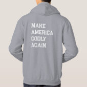 Maak Amerika weer goddelijk Christelijk Hoodie (Achterkant)
