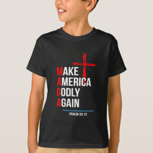 Maak Amerika Weer Goddelijk Trump Inauguratie Maga T-shirt