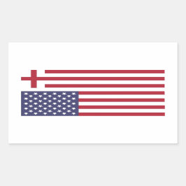 Maak Amerika weer godvruchtig Rechthoekige Sticker