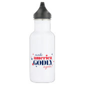 Maak Amerika weer godzijdank Patriottisch Water Fl Waterfles (Rechts)
