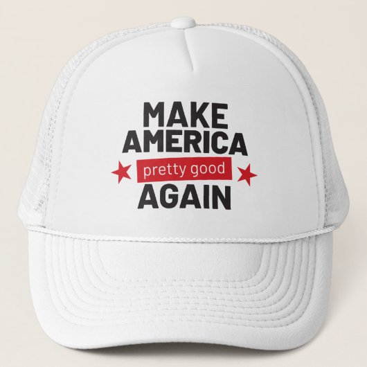 Maak Amerika weer  goed Leuke slogan Trucker Pet (Voorkant)