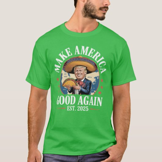 Maak Amerika weer goed T-shirt (Voorkant)