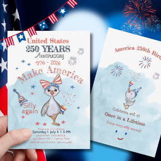 Maak Amerika Weer Grappig 250-jarig bestaan VS Kaart