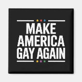 Maak Amerika weer grappig gay Pride maand Magneet (Voorkant)