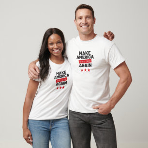 Maak Amerika weer , grappige slogan T-shirt