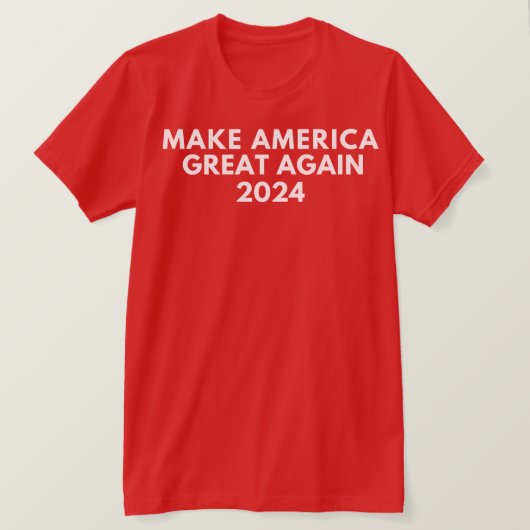 Maak Amerika weer groot 2024 T-shirt (Design voorkant)
