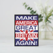Maak Amerika weer Groot-Brittannië! Briefkaart (Staand voorkant)