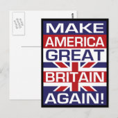 Maak Amerika weer Groot-Brittannië! Briefkaart (Voorkant / Achterkant)
