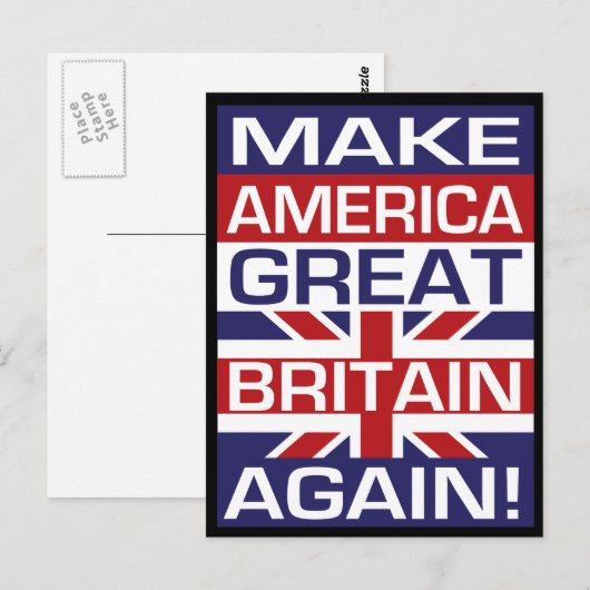 Maak Amerika weer Groot-Brittannië! Briefkaart (Voorkant / Achterkant)