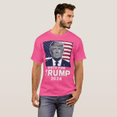 Maak Amerika weer groot - Stem op Trump 2024 T-shirt (Voorkant volledig)