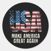 Maak Amerika weer groot Sticker (Voorkant)