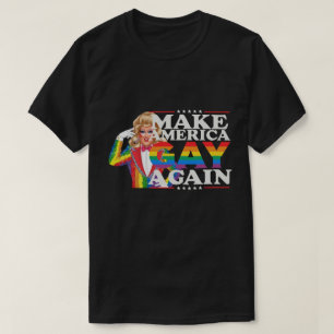 Maak Amerika weer homo, LGBTLove, Rainbow LGBTQ T-shirt