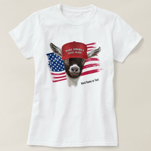 Maak Amerika weer klaar met het kotsen van een pyg T-shirt (Design voorkant)