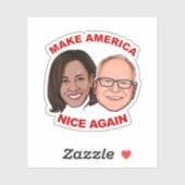 Maak Amerika weer mooi Sticker (Vel)