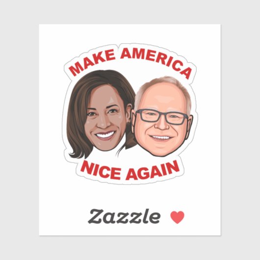 Maak Amerika weer mooi Sticker (Vel)