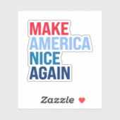 Maak Amerika weer mooi Sticker (Vel)