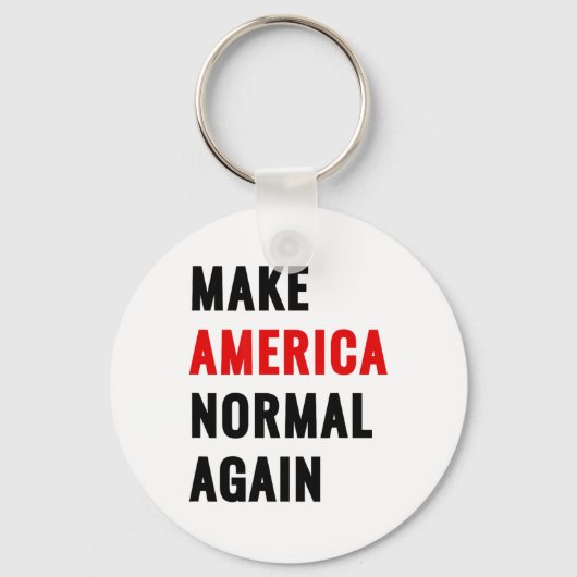 Maak Amerika weer normaal Sleutelhanger (Voorkant)