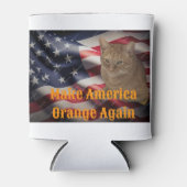 Maak Amerika weer Oranje als eerbetoon Blikjeskoeler (Voorkant)