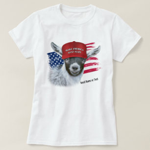 Maak Amerika weer schoon met mijn geit T-shirt