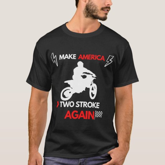 Maak Amerika weer tot twee takken essentieel T-shi T-shirt (Voorkant)