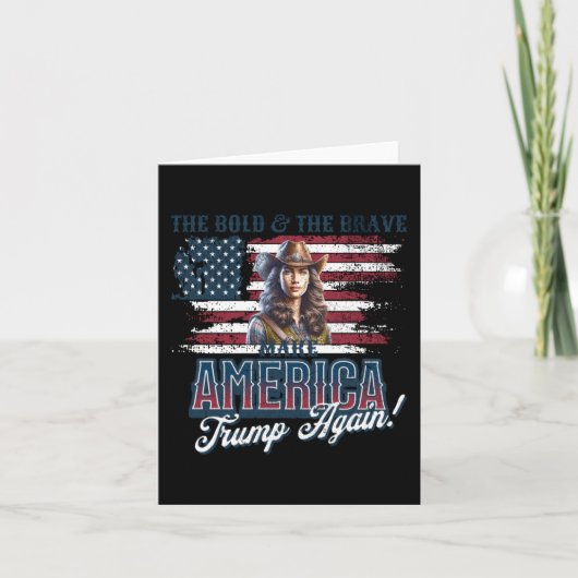 Maak Amerika weer Trump Kaart (Voorkant)