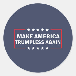 Maak Amerika weer Trump-loos Ronde Sticker