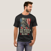 Maak Amerika weer twee slagen Shirt. Biker voor T-shirt (Voorkant volledig)