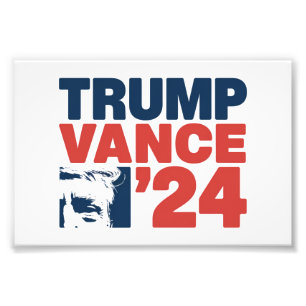Maak Amerika weer veilig Trump Vance 2024 MAGA Foto Afdruk