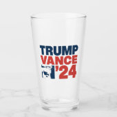 Maak Amerika weer veilig Trump Vance 2024 MAGA Glas (Voorkant)