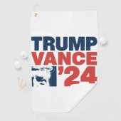 Maak Amerika weer veilig Trump Vance 2024 MAGA Golfhanddoek (Insitu)