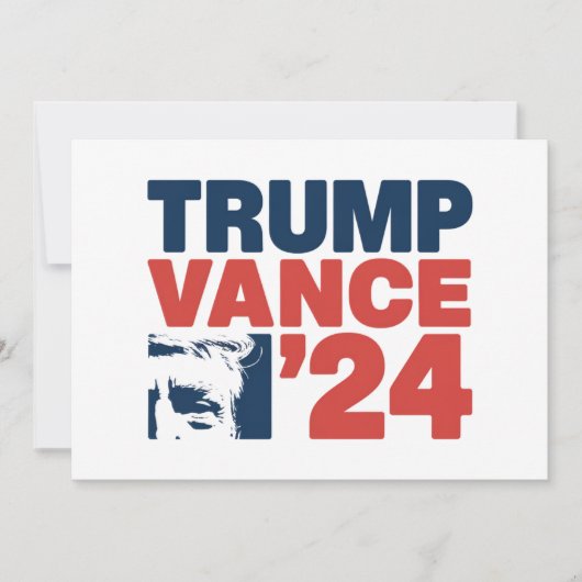 Maak Amerika weer veilig Trump Vance 2024 MAGA Kaart (Voorkant)
