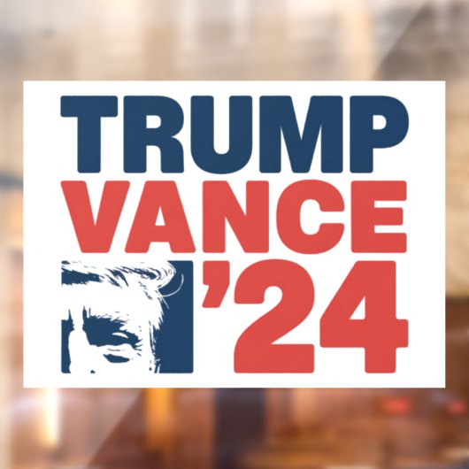 Maak Amerika weer veilig Trump Vance 2024 MAGA Raamsticker (Vel 2)