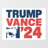 Maak Amerika weer veilig Trump Vance 2024 MAGA Raamsticker (Vel)