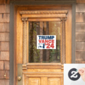 Maak Amerika weer veilig Trump Vance 2024 MAGA Raamsticker (Huis Deur)