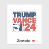Maak Amerika weer veilig Trump Vance 2024 MAGA Sticker (Vel)