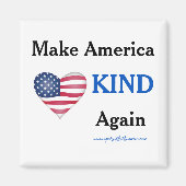 Maak Amerika weer VRIENDELIJK. antitroef Magneet (Voorkant)