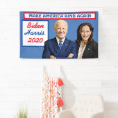 Maak Amerika weer vriendelijk Biden en Harris 2020 Spandoek (Insitu)