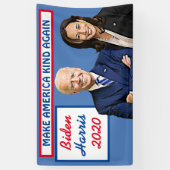 Maak Amerika weer vriendelijk Biden en Harris 2020 Spandoek (Verticaal)