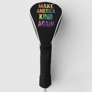 Maak Amerika weer vriendelijk regenboog LGBTQ homo Golfheadcover