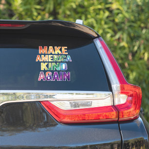 Maak Amerika weer vriendelijk regenboog LGBTQ Homo Sticker