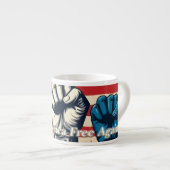 Maak Amerika weer vrij van kunstwerken Espresso Kop (Voorkant rechts)