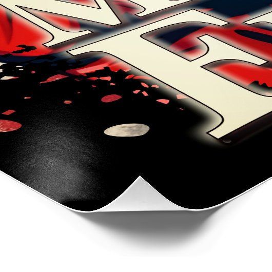 Maak Amerika weer vrij van kunstwerken Perfect Poster (Hoek)