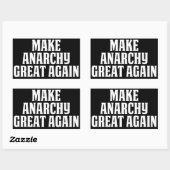 Maak anarchie weer groot rechthoekige sticker (Vel)